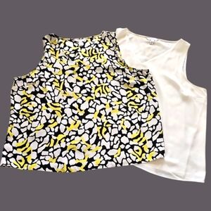 NINE WEST V-NECK TANK BUNDLE OF 2